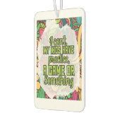 Text Graphic Air Freshener für einen stilvollen Bo Autolufterfrischer (Links)