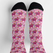 Text Großmutter-Name ändern, Rosa Großmutter Socken (Oben)
