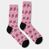 Text Großmutter-Name ändern, Rosa Großmutter Socken (Rechts)