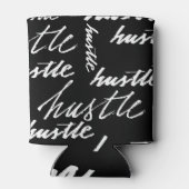 Text: Grunge Musik Muster. Dosenkühler (Rückseite)