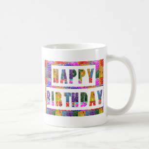 Text-Grüße: ALLES GUTE ZUM GEBURTSTAG Kaffeetasse