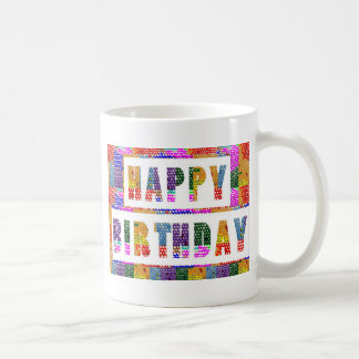 Text-Grüße: ALLES GUTE ZUM GEBURTSTAG Kaffeetasse