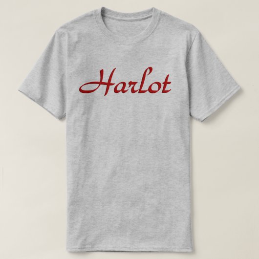 Text Harlot T-Shirt (Design vorne)
