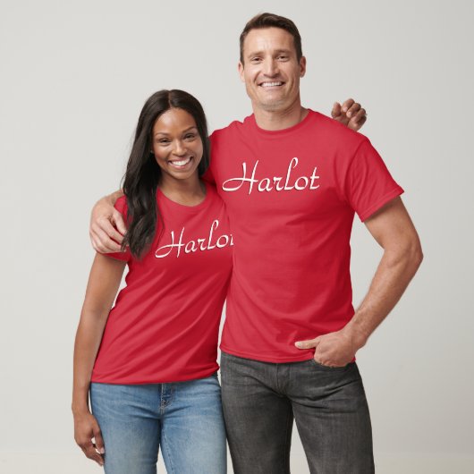 Text Harlot T - Shirt (Unisex)