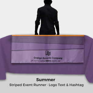 Text & Hashtag ・ Abstraktes Sunset Event Table Tuc Wandteppich