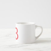 Text-Herz-Espresso-Schale Espressotasse (Rechts)