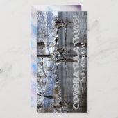 Text "Herzlichen Glückwunsch, dass du es geschafft (Vorne/Hinten)