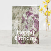 Text hinzufügen | Arabesque Butterfells IV Karte (Gelbe Blume)