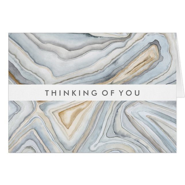 Text hinzufügen | Graues marmoriertes abstraktes D (Vorderseite (Horizontal))