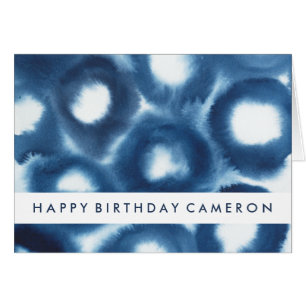 Text hinzufügen   Indigio Watercolor Print Circles