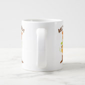 Text hinzufügen - Jumbo-Tasse (Rückseite)