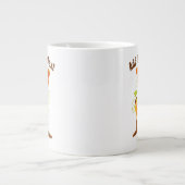 Text hinzufügen - Jumbo-Tasse (Vorderseite)