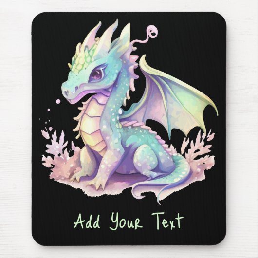 Text hinzufügen - Maus Mousepad (Vorne)