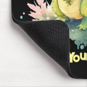 Text hinzufügen - Maus Mousepad (Ecke)