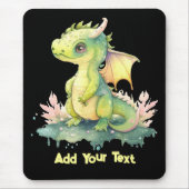 Text hinzufügen - Maus Mousepad (Vorne)