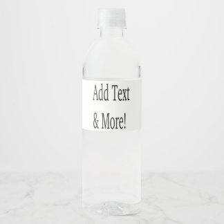 Text hinzufügen & mehr! Personalisieren Sie Ihre e Wasserflaschenetikett