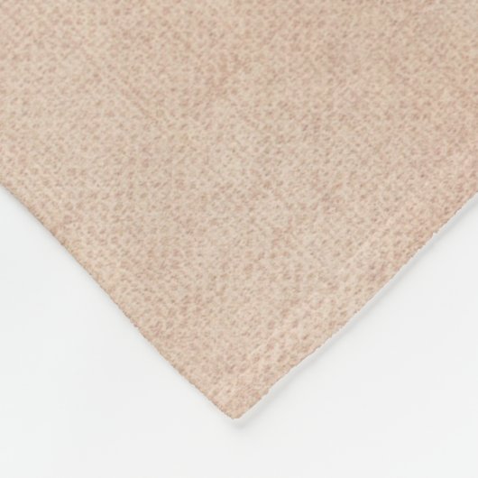 Text hinzufügen Name Boho Rainbow Heft Soft Brown Fleecedecke (Ecke)