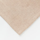 Text hinzufügen Name Boho Rainbow Heft Soft Brown Fleecedecke (Ecke)