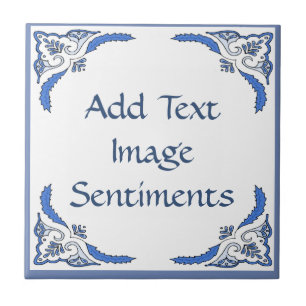 Text hinzufügen, Niederländisch aussehen, anpassen Fliese