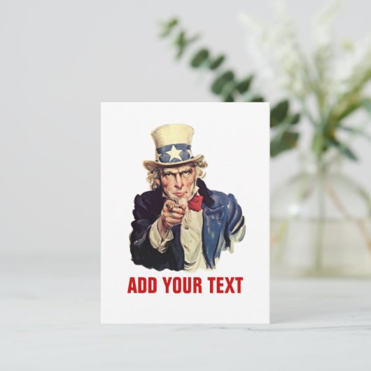 Text hinzufügen postkarte (Stehend Vorderseite)