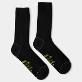 Text hinzufügen - Wenn Sie diesen Text auf schwarz Socken (Rechts)