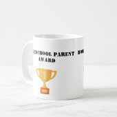 Text-Homeschool-Eltern-Preis hinzufügen Kaffeetasse (Vorderseite Links)