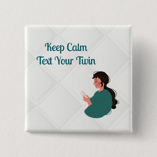 Text - Ihre Zwillinge Button (Vorderseite)