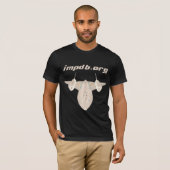 Text IMPDb Amsel-T-Shirt T-Shirt (Vorne ganz)