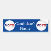 Text in den Farben der Flag blau wählen Autoaufkleber (Vorne)