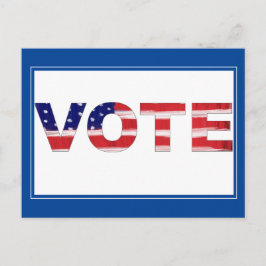 Text in den Farben der Flag blau wählen Postkarte