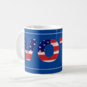 Text in Flag-Farben abstimmen Kaffeetasse (Vorderseite Links)