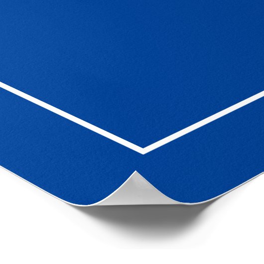 Text in Flag-Farben abstimmen Poster (Ecke)