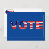 Text in Flag-Farben abstimmen Postkarte (Vorne/Hinten)