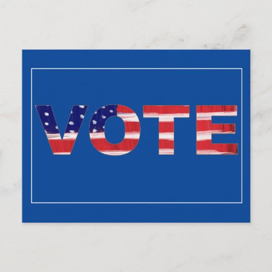 Text in Flag-Farben abstimmen Postkarte (Vorderseite)