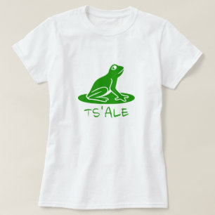 Text in Tsetsaut: Seine altolcusci und ein grüner  T-Shirt