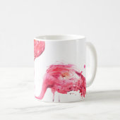 Text in Zeitungen mit altem Papier Kaffeetasse (VorderseiteRechts)