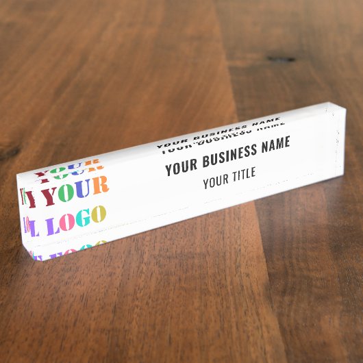 Text-Info-Business Namensplakette (Seite)