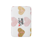 Text ist mein Herz Badematte (Vorderseite Vertikal)