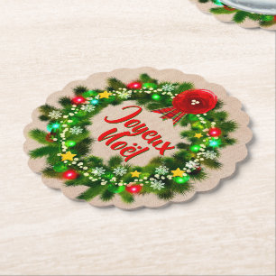 Text Joyeux Noël bearbeiten Untersetzer