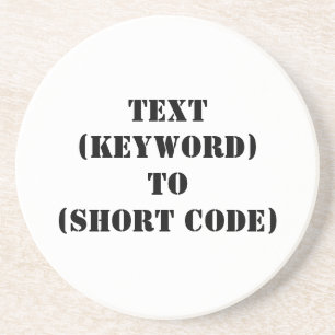 TEXT (KEYWORD) BIS (KURZER CODE) GETRÄNKEUNTERSETZER