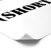TEXT (KEYWORD) BIS (KURZER CODE) POSTER (Ecke)