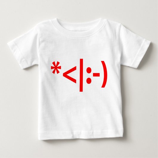 Text-Kunst Weihnachtselfemoticon-Weihnachten ASCII Baby T-shirt (Vorderseite)