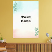 Text-Leinwand Leinwanddruck (Insitu (Wohnzimmer))