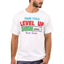 Text 'Level Up' mit grünem Ladefortschritt