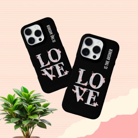 Text-LIEBE iPhone Hülle