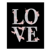 Text-LIEBE Poster (Vorderseite)