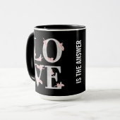 Text-LIEBE Tasse (Vorderseite Links)