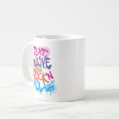 Text, Liebe und Rock 'n Roll Kaffeetasse (Vorderseite Links)