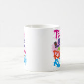 Text, Liebe und Rock 'n Roll Kaffeetasse (Mittel)