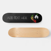 TEXT-Lion hinzufügen Skateboard (Horizontal)